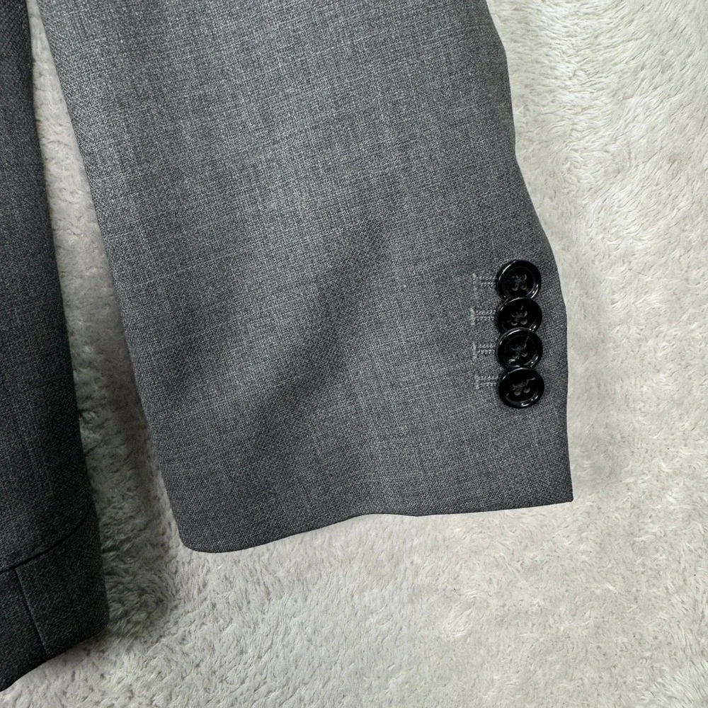NEW Banana Republic Mens 44R Performance Smart-Weight Slim Fit Blazer Wool Blend